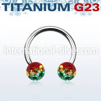 ucbfr6r horseshoes titanium g23 implant grade belly button