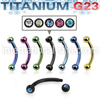 utbne2c micro curved barbells anodized titanium g23 implant grade eyebrow