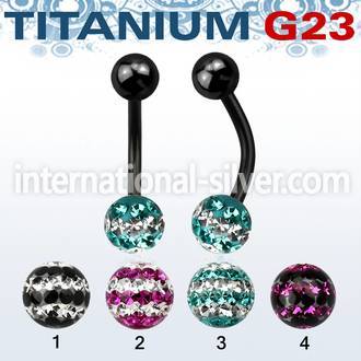 utbnfr6d belly rings anodized titanium g23 implant grade belly button