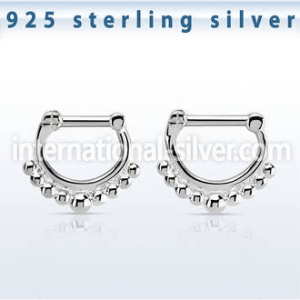vsepn14 straight barbells silver 925 septum