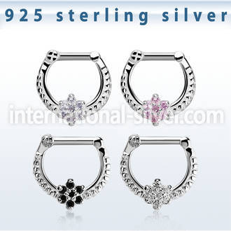 vsepr14 straight barbells silver 925 septum