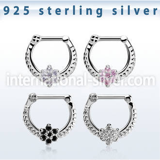 vsepr16 straight barbells silver 925 septum