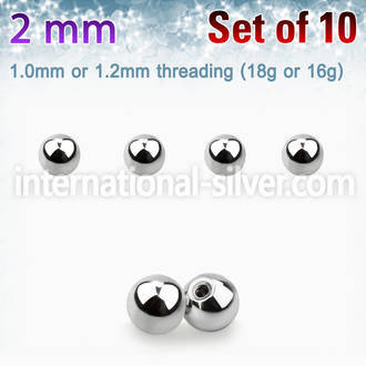xbal2 loose body jewelry parts surgical steel 316l 
