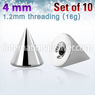 xcn4s loose body jewelry parts surgical steel 316l 