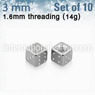 xsdi3g loose body jewelry parts surgical steel 316l belly button