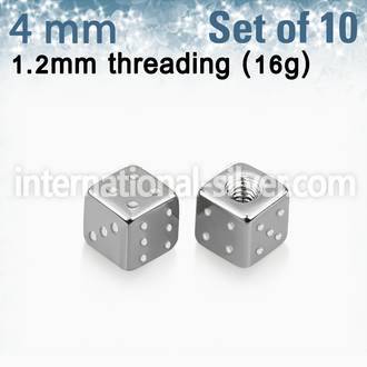 xsdi4s loose body jewelry parts surgical steel 316l belly button