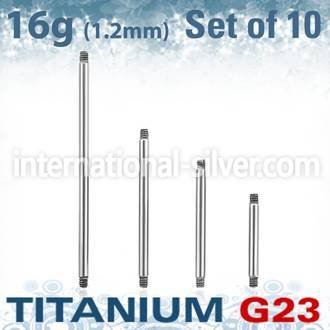 xubb16g loose body jewelry parts titanium g23 implant grade belly button