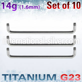 xusud14g loose body jewelry parts titanium g23 implant grade belly button