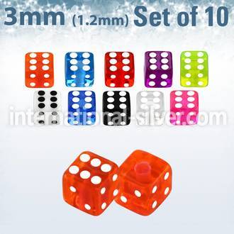 xuvdi3 loose body jewelry parts acrylic body jewelry 