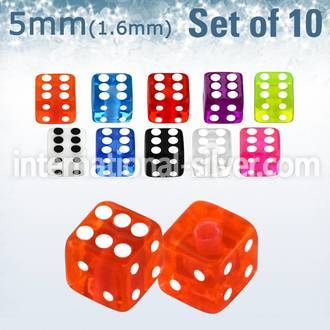 xuvdi5 loose body jewelry parts acrylic body jewelry belly button