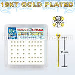 18nypxc bend it to fit nose studs silver 925 belly button