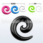 acco tapers acrylic body jewelry ear lobe