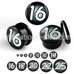 afpoo plugs gauges acrylic body jewelry ear lobe