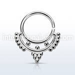 agsepv4 seamless segment rings silver 925 septum