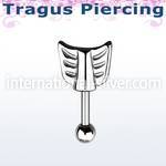 bber34 straight barbells surgical steel 316l tragus