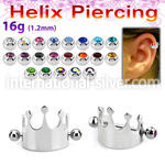 bber67 straight barbells surgical steel 316l helix
