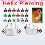 bber68 straight barbells surgical steel 316l helix
