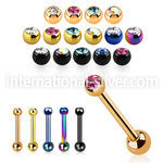 bbert57 straight barbells anodized surgical steel 316l helix