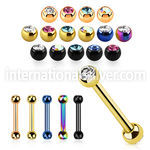 bbetjb25 straight barbells anodized surgical steel 316l eyebrow