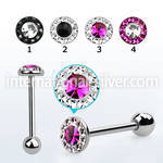 bbfc8xb straight barbells surgical steel 316l tongue