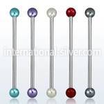 bbipr5 straight barbells surgical steel 316l 