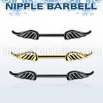 bbnptwg straight barbells anodized surgical steel 316l nipple