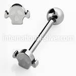 bbsks straight barbells surgical steel 316l tongue