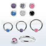 bcr14z4 surgical steel ball closure rings ear othersear lobe ear othershelix nipple septum piercing