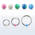 bcr16o4 hoops captive rings surgical steel 316l nose