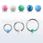 bcr16o5 hoops captive rings surgical steel 316l nose