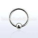 bcr18 hoops captive rings surgical steel 316l nose