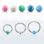 bcr18o4 hoops captive rings surgical steel 316l nose