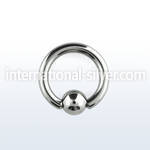 bcr8 hoops captive rings surgical steel 316l eyebrow