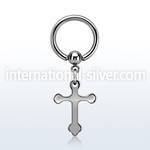 bcrgcro hoops captive rings surgical steel 316l ear lobe