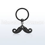 bcrts518 hoops captive rings anodized surgical steel 316l nose