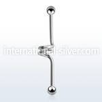 bdc14 straight barbells surgical steel 316l 