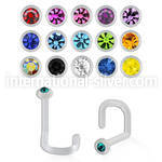 binswc l shape nose studs bioflex ptfe nose