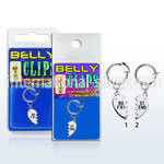 blcp686 fake illusion hoops others belly button