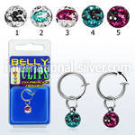 blcpt117c fake illusion hoops others belly button