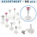 blk117 labrets lip rings bioflex ptfe belly button