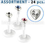 blk181 labrets lip rings bioflex ptfe belly button