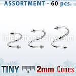blk220c spirals twisters surgical steel 316l eyebrow