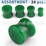 blk273 plugs gauges organic body jewelry ear lobe
