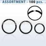 blk437 seamless segment rings silver 925 nose