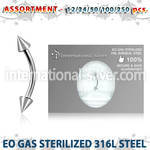 blk469 micro curved barbells surgical steel 316l eyebrow