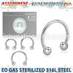 blk474 horseshoes surgical steel 316l belly button