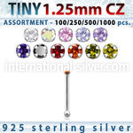 blk518 nose bone silver 925 nose