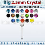blk533 nose bone silver 925 nose