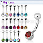 bn1cs belly rings surgical steel 316l belly button
