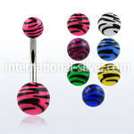 bndxj belly rings surgical steel 316l with acrylic parts belly button